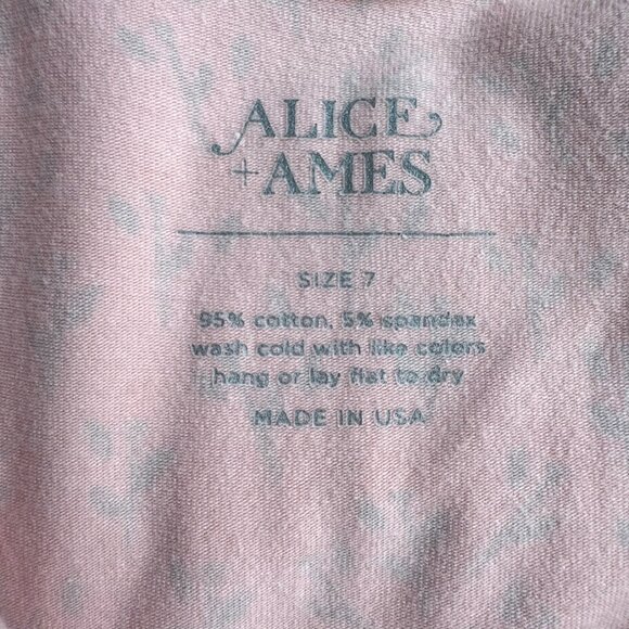 ALICE + AMES Tulips Floral Ballet Dress Girls 7 Pink Orange Twirl Holiday Dress - Picture 4 of 4